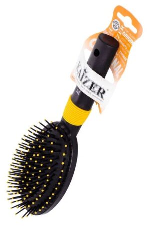 KAIZER Расческа  Арт.802087   массажная, пластиковые зубья, цвет ассорти