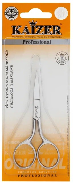 KAIZER Ножницы  Арт.404016   маникюрные, закругленные, матовые,  ручная алмазная заточка