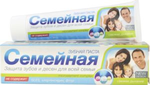 Зубная паста  Семейная  Свежее дыхание  в ламин.тубе  124гр