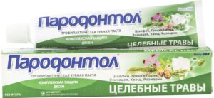 Зубная паста  Пародонтол   Целебные  Травы  в  лам.тубе  в/ф  124гр