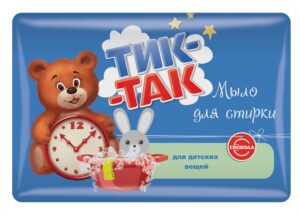 Мыло туалетное  "ТИК-ТАК" 150 г. в обертке