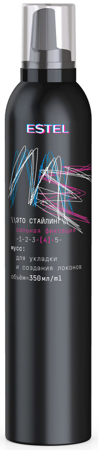 Эстель Мусс для волос  "ЭСТЕЛЬ  МЕ"  Сильна фиксация  350 МЛ.