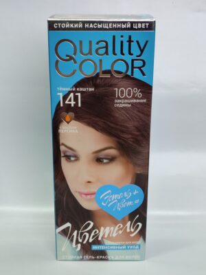 Эстель Гель-краска  тон 141 Тёмный каштан  Цветель NEW