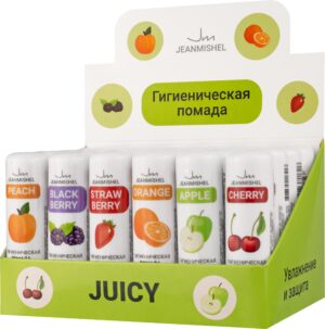 JM Гигиеническая помада с Вит.Е  Фруктово-ягодная серия 4 гр. (отгружается только кратно 6шт)