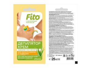 Фито Крем-депилятор  Алоэ Вера для  БИКИНИ  для чувст. кожи 25мл