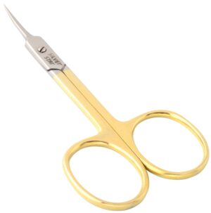 С.С. Ножницы  Арт.5 S  GOLD  для кутикулы, зауженные лезвия, плечики, матовое покрытие