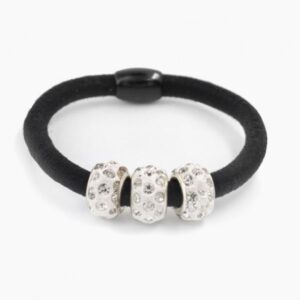 РФ РЕЗИНКА   Арт.56  ДЛЯ  ВОЛОС  ТРИ  ШАРА  С Кристаллами  D - 5см,         (10  Шт /УП)   Цена За 1 Шт