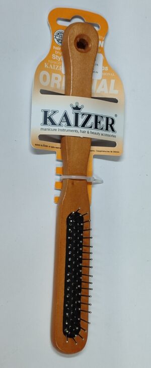 KAIZER Расческа  Арт.053000   узкая, деревянная, KAIZER