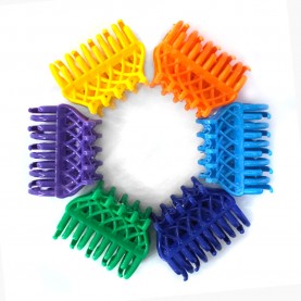 РФ КРАБИК   Арт.409  Для Волос  6см  10 Зубчиков (12 Шт/Уп)    Цена за 1ШТ