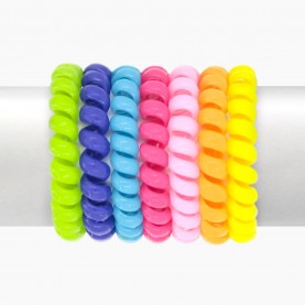 РФ РЕЗИНКА - ПРУЖИНКА  Арт.02  ДЛЯ  ВОЛОС   Длина 7 См   (20 шт /Уп)  Цена За 1 Шт