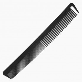 РФ РАСЧЁСКА   Арт.421  Прямая Двухрядка, Черная Спинка-Прямая,  ПРОФИ    19*3см.