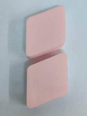 РФ Спонж Резин-Софт  Арт.11  Ромбы Микс H-2 Cm 5*7см   Для макияжа и умывания   Цена за 1шт  ( в упак. 2шт)