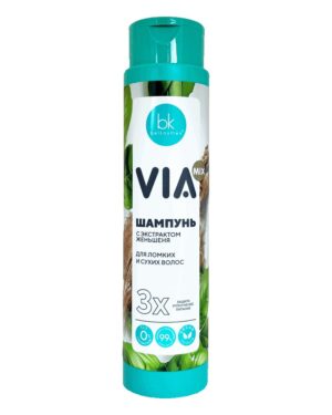 БК VIA mix Шампунь с экстрактом Женьшеня 390г