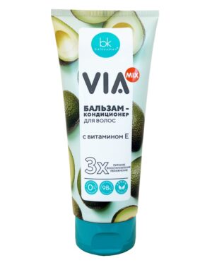 БК VIA mix Бальзам-кондиц. Для волос с витимином Е 180г