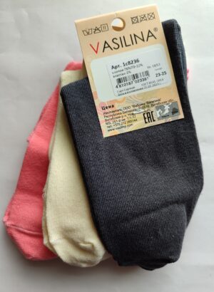 Арт. 8236  Носки Женские р-р 23-25  VASILINA
