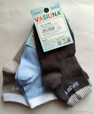 Арт. 7392  Носки Детские  р-р 16-18  VASILINA