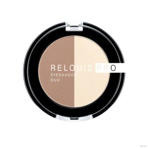 R Тени для век  т. 102  DUO Eyeshadow  RELOUIS PRO