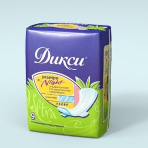 ДИКСИ Гигиен.  Прокладки   " Ультра ночные "  9шт
