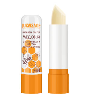 LV Бальзам для губ  Медовый  с прополисом и маслом чайного дерева  3,9 г