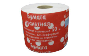 Бумага туалетная  50м  втулка