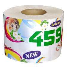 Бумага туалетная  Эксклюзив   459*110*80   втулка