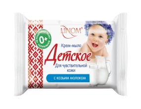 Крем-мыло детское "Для чувствительной кожи"  с козьим молоком 65г