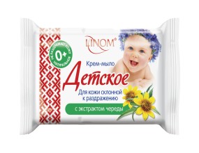 Крем-мыло детское "Для кожи склонной к раздрожению"  с экстр.череды 65г