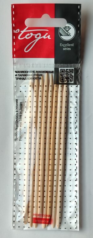 Togu Палочки деревянные  Арт.2102  апельсиновые 8 шт., длина 11,5 см