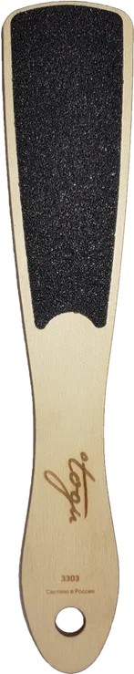 Togu Терка педикюрная  Арт.3303   2-х сторонняя, дерево, прямоугольная