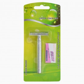 РФ БРИТВЕННЫЙ  СТАНОК   Арт.102  МЕТАЛЛИЧЕСКИЙ  MAXRAZORSBLADE + Сменные Лезвия