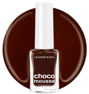JM Лак для ногтей Choco mousse тон 470 шоколадно-вишневый глянцевый