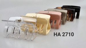 LR Краб для волос  Арт.2710  8см, цвета микс уп.12шт