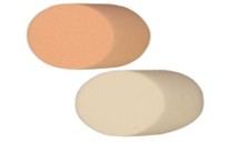 LR Спонж для макияжа  Арт.542  прорезин.(2шт в уп) 13см