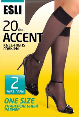 Гольфы женские  ESLI  20  VISONE  р.23-25  2пары