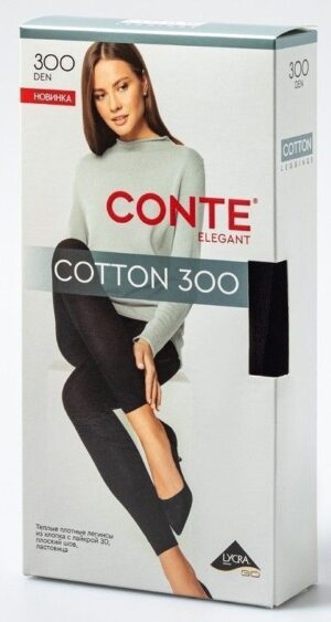 Легинсы женские   COTTON 300   р 5   Nero (Скидка с отпускной цены производителя 6%)