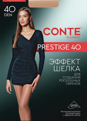 Колготки женские   PRESTIGE 40   р 4   Nero (Скидка с отпускной цены производителя 6%)