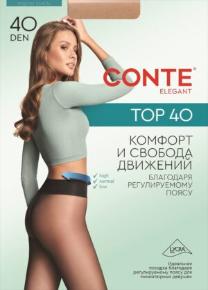 Колготки женские   TOP 40   р 3   Mocca (Скидка с отпускной цены производителя 6%)
