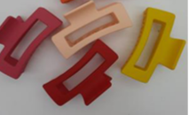 LR Краб для волос  Арт.2714  8,5см., с квадратным отверстием, цвет микс