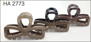 LR Краб для волос "Бант"  Арт.2773  10см,  уп.6шт