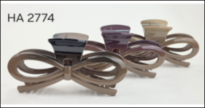 LR Краб для волос "Бант большой"  Арт.2774  13см,  уп.6шт