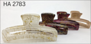 LR Краб для волос "Мрамор" Арт.2783  10,5см, уп.6шт