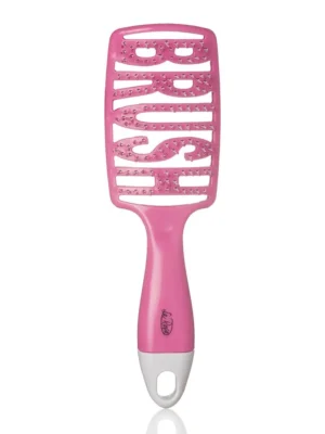 LR Расчёска массажка квадратная  Арт.9519  Brush продувная  22см