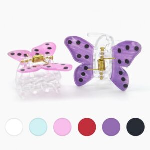 РФ КРАБИК   Арт.208  БАБОЧКА  для волос  3*3см  (12 Шт/УП) Цена за 1ШТ