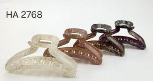 LR Краб для волос  Арт.2768  9см.  цвета микс  Уп.6шт